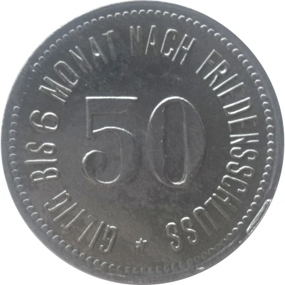 50 Pfennigs - Oberammergau back