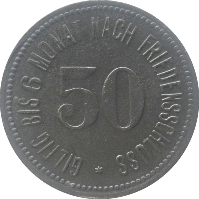 50 Pfennigs - Oberammergau back