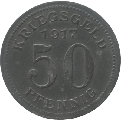 50 Pfennigs - Oberhausen back