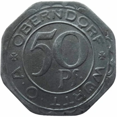 50 Pfennigs - Oberndorf front