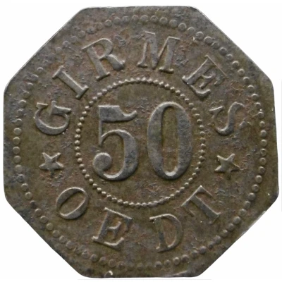 50 Pfennigs - Oedt (Girmes) ND front