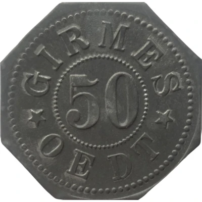 50 Pfennigs - Oedt (Girmes) ND front