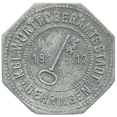 50 Pfennigs - Oehringen front