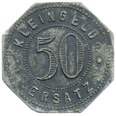 50 Pfennigs - Oehringen back