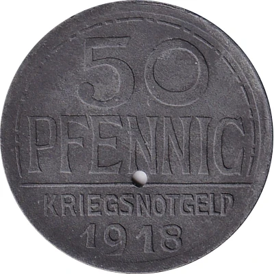 50 Pfennigs - Offenburg back