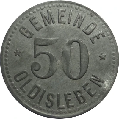 50 Pfennigs - Oldisleben ND front