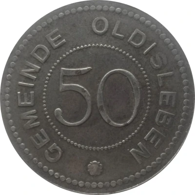 50 Pfennigs - Oldisleben ND front