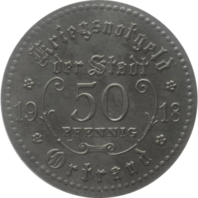 50 Pfennigs - Ortrand front