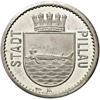 50 Pfennigs - Pillau Silver front