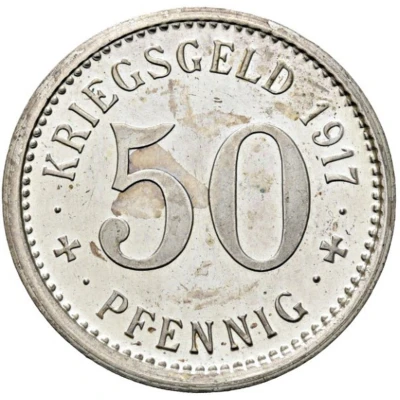 50 Pfennigs - Pillau Silver back