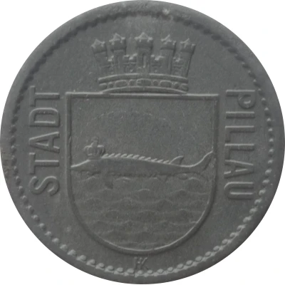 50 Pfennigs - Pillau front