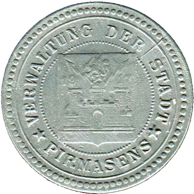 50 Pfennigs - Pirmasens front