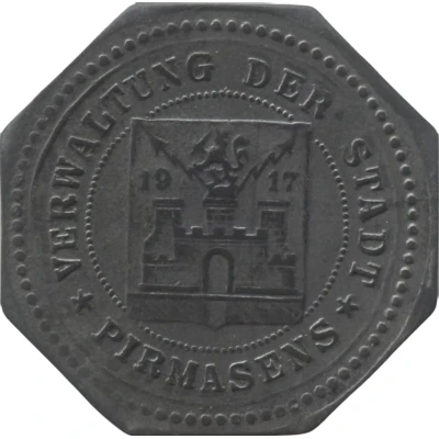 50 Pfennigs - Pirmasens front