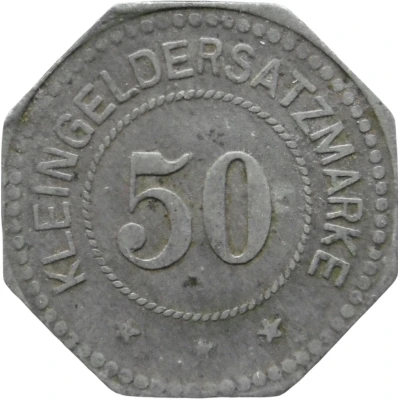 50 Pfennigs - Presseck (Mechan. Schuhfabrik Vorm. Müller and Heinz) ND back