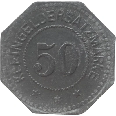 50 Pfennigs - Riesenburg back