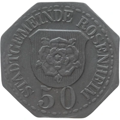 50 Pfennigs - Rosenheim front