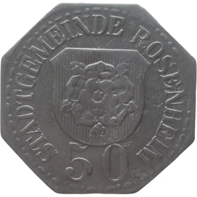 50 Pfennigs - Rosenheim front