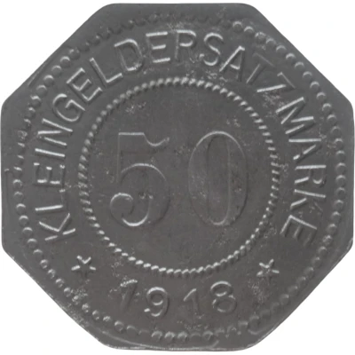 50 Pfennigs - Rosenheim back