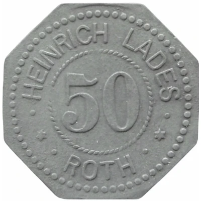 50 Pfennigs - Roth (Heinrich Lades) ND front