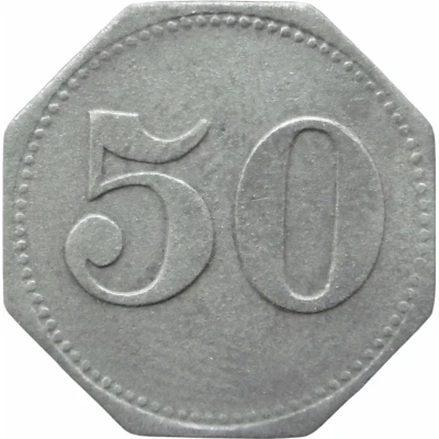 50 Pfennigs - Roth (Heinrich Lades) ND back