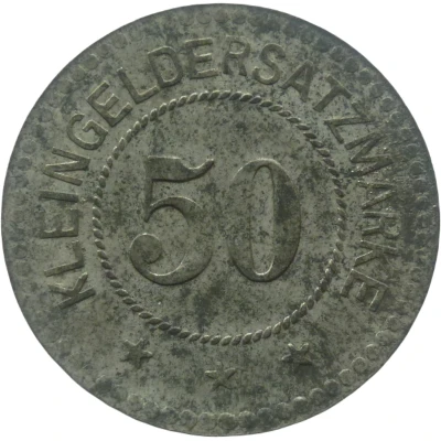 50 Pfennigs - Saar-Buckenheim ND back