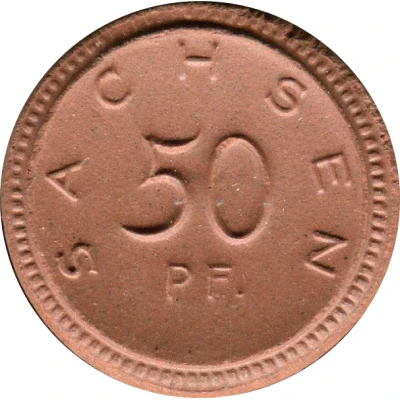 50 Pfennigs - Sachsen front