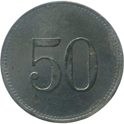 50 Pfennigs - Scheinfeld back