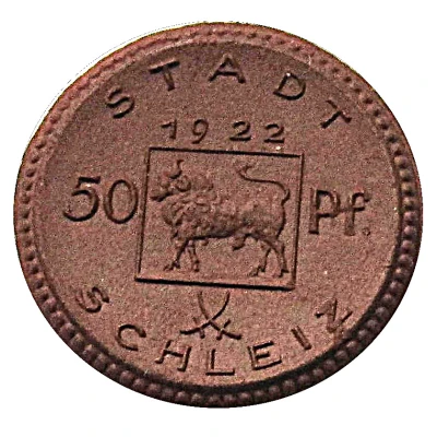 50 Pfennigs - Schleiz front