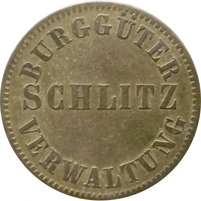 50 Pfennigs - Schlitz (Burggüter Verwaltung) ND front