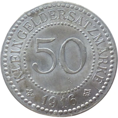 50 Pfennigs - Schneidemühl back