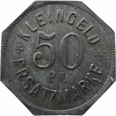 50 Pfennigs - Schwäbisch Hall ND back