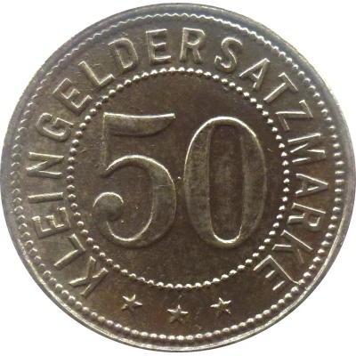 50 Pfennigs - Siersleben back