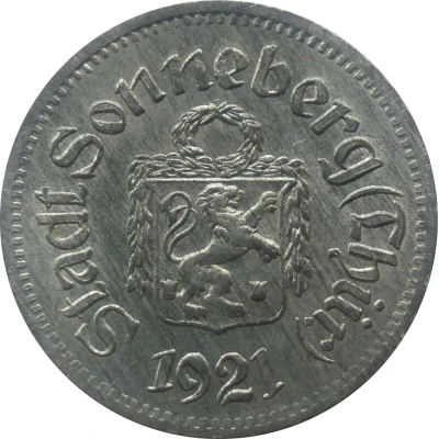 50 Pfennigs - Sonneberg front