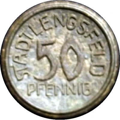 50 Pfennigs - Stadtlengsfeld ND front