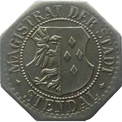 50 Pfennigs - Stendal ND front