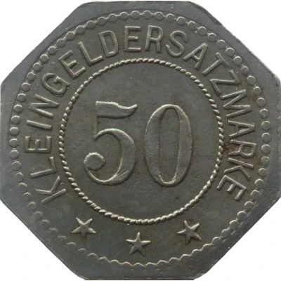 50 Pfennigs - Stendal ND back