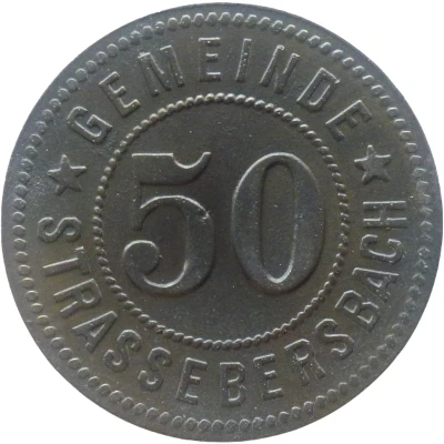 50 Pfennigs - Strassebersbach ND front