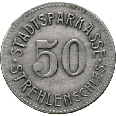 50 Pfennigs - Strehlen front