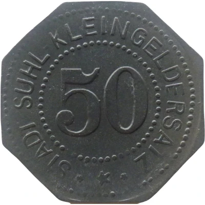 50 Pfennigs - Suhl ND front