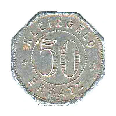 50 Pfennigs - Tübingen back