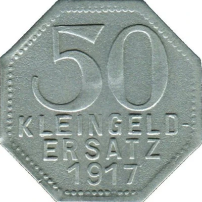 50 Pfennigs - Tübingen back