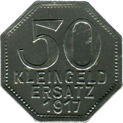 50 Pfennigs - Tübingen back