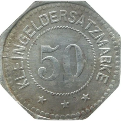 50 Pfennigs - Torgau back