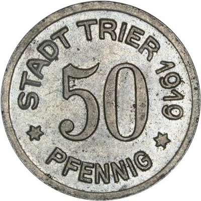 50 Pfennigs - Trier front