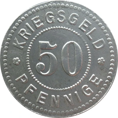 50 Pfennigs - Waldshut back