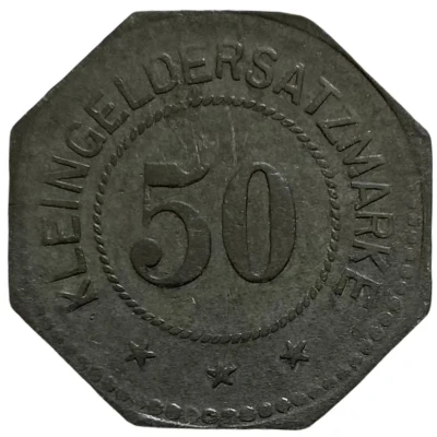 50 Pfennigs - Wartenburg (Ostpreussen) ND back