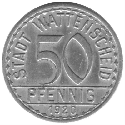 50 Pfennigs - Wattenscheid front