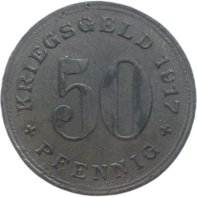 50 Pfennigs - Wattenscheid back