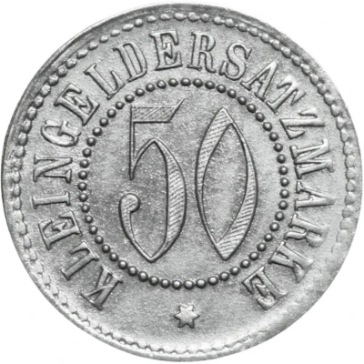 50 Pfennigs - Weida back