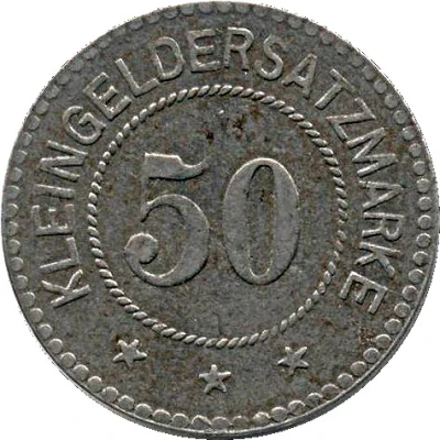 50 Pfennigs - Weida back